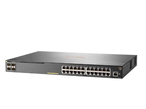 HPE Aruba Networking Aruba 2930F 24G PoE+ 4SFP Managed L3 Gigabit Ethernet (10/100/1000) Power over Ethernet (PoE) 1U Gray