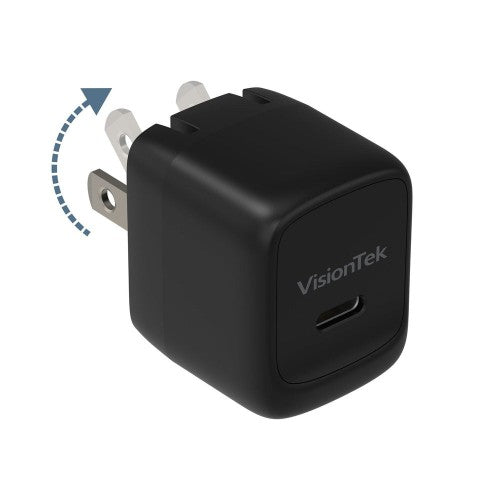 VisionTek Charge Go Smartphone, Tablet Black AC Fast charging Indoor