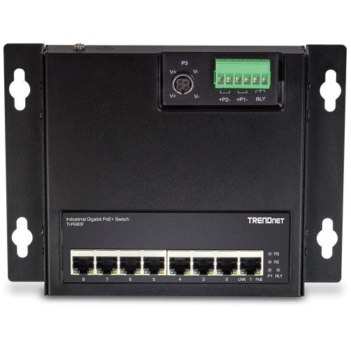 Trendnet TI-PG80F network switch Unmanaged Gigabit Ethernet (10/100/1000) Power over Ethernet (PoE)