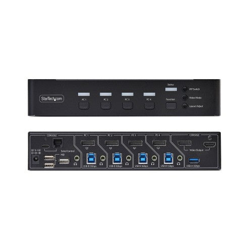 StarTech.com P4AD122M-KVM-SWITCH KVM switch Black