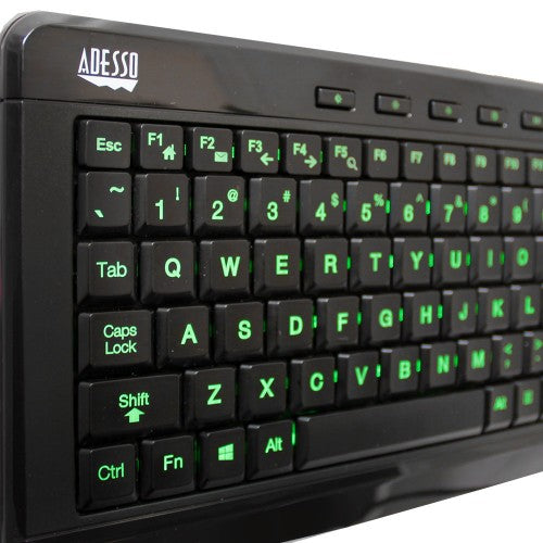 Adesso SlimTouch 120 keyboard USB QWERTY English Black