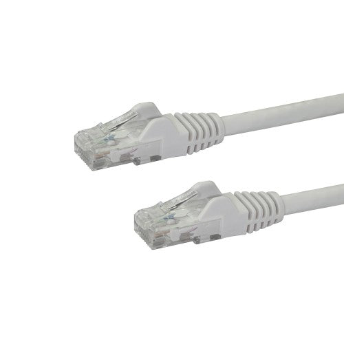 StarTech.com N6PATCH25WH networking cable White 300" (7.62 m) Cat6 U/UTP (UTP)