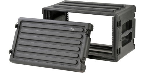 SKB Roto-Molded 6U Shallow Rack Black