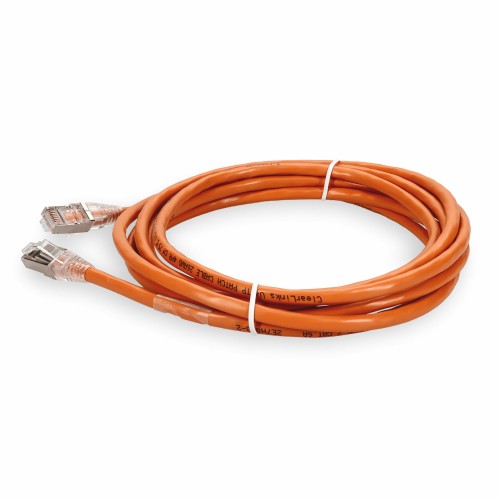 AddOn Networks ADD-6FCAT6AS-OE networking cable Orange 72" (1.83 m) Cat6a