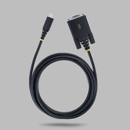 StarTech.com 1P6FFCN-USB-C-SERIAL serial cable Black 78.7" (2 m) USB Type-C RS-232