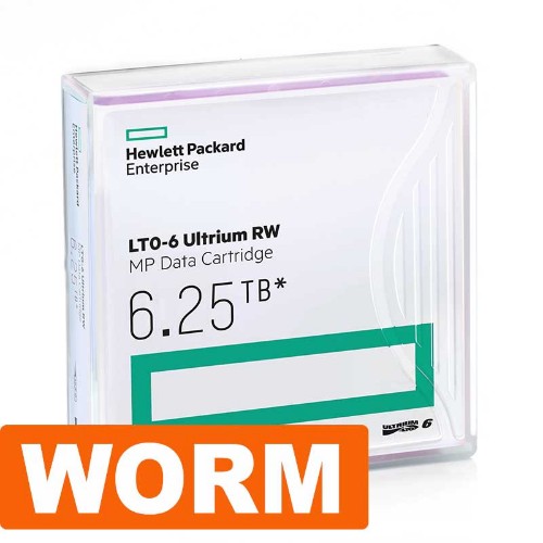 HPE LTO-6 Ultrium 6.25TB WORM Data Cartridge