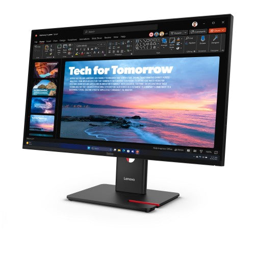 Lenovo ThinkVision T27QD-40 computer monitor 27" 2560 x 1440 pixels Wide Quad HD LED Black