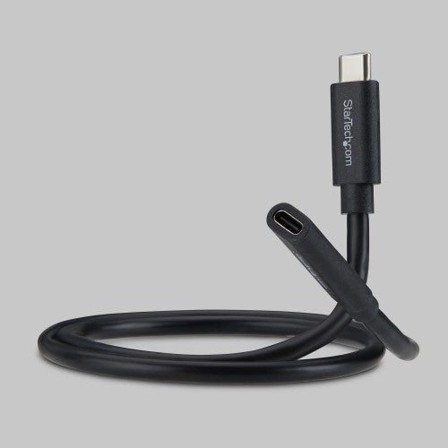 StarTech.com USB440GCMCF2F USB cable USB4 Gen 3x2 23.6" (0.6 m) USB C 40 Gbit/s 240 W Black