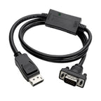 Tripp Lite P581-003-VGA-V2 video cable adapter 35.8" (0.91 m) DisplayPort Black