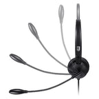 Adesso Xtream P4T-TAA Headset Wired Head-band Office/Call center USB Type-C / USB Type-A Black