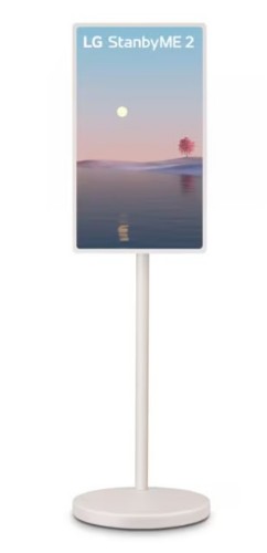 LG StanbyME 2 27" QHD HDR Smart LED Rollable Wireless Touchscreen TV