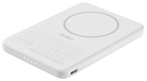 Belkin BoostCharge Lithium-Ion (Li-Ion) 5000 mAh Wireless charging White