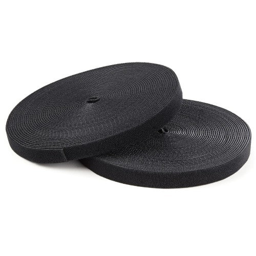 StarTech.com HKLP25 cable tie Hook & loop cable tie Nylon Black 1 pc(s)