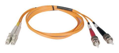 Eaton N518-01M InfiniBand/fibre optic cable 39.4" (1 m) 2x LC 2x ST OFNR Black, Gray, Orange, Red