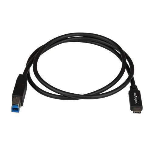 StarTech.com USB31CB1M USB cable USB 3.2 Gen 2 (3.1 Gen 2) 39.4" (1 m) USB C USB B Black