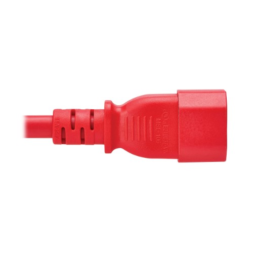 Eaton P018-010-ARD power cable Red 122" (3.1 m) C14 coupler C15 coupler