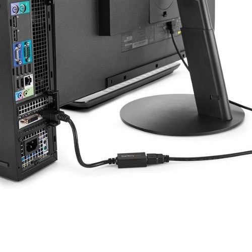 StarTech.com DP2HDMI2 video cable adapter 8.27" (0.21 m) DisplayPort HDMI Black