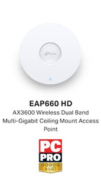 TP-Link Omada EAP660 HD wireless access point 2402 Mbit/s White Power over Ethernet (PoE)
