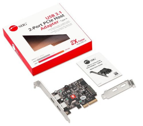 Siig JU-P20912-S2 interface cards/adapter Internal USB 3.2 Gen 2 (3.1 Gen 2)