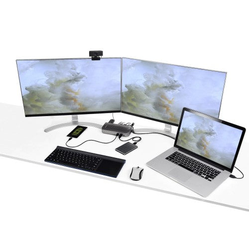 StarTech.com DK30A2DHU laptop dock/port replicator Wired USB 3.2 Gen 1 (3.1 Gen 1) Type-B Black, Gray