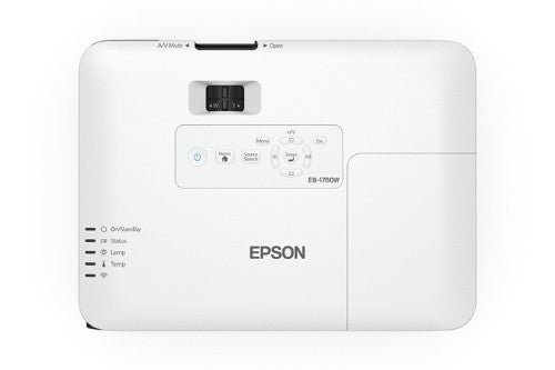 Epson PowerLite 1780W Standard throw projector 3000 ANSI lumens 3LCD WXGA (1280x800) Black, White