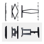 StarTech.com 65SAP2-TV-WALL-MOUNT TV mount/stand 65" Black, Silver