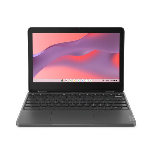 Lenovo 300e Yoga Chromebook Gen 4 MediaTek Kompanio 520 11.6" Touchscreen HD 4 GB LPDDR4x-SDRAM 32 GB eMMC Wi-Fi 6 (802.11ax) ChromeOS English Gray