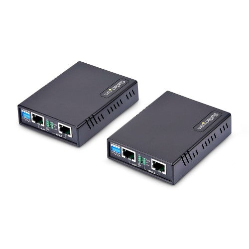 StarTech.com VDSL-LAN-EXTENDER-1G network extender Network repeater Black