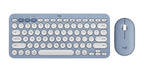 Logitech 920-012202 keyboard Mouse included Universal RF Wireless + Bluetooth QWERTY English Blue