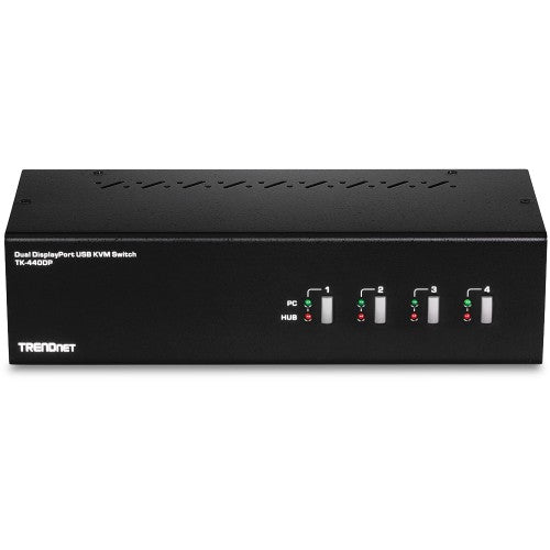 Trendnet TK-440DP KVM switch Black, Silver