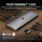 Corsair TBT200 Thunderbolt 4 2500 Mbit/s Silver