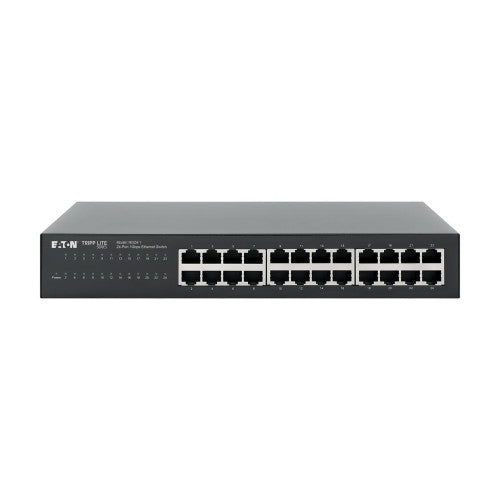 Eaton NG24-1 network switch Unmanaged Gigabit Ethernet (10/100/1000) 1U Black