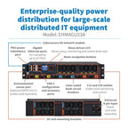 Eaton EHMAGU23A power distribution unit (PDU) 24 AC outlet(s) 2U Black