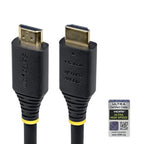 StarTech.com HDMI21-CBL-8K60-15F HDMI cable 181.1" (4.6 m) HDMI Type A (Standard) Black