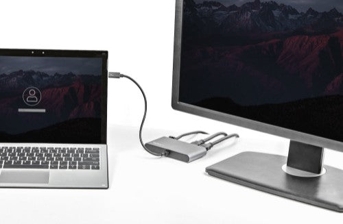 StarTech.com TB3DKM2HDL laptop dock/port replicator Wired Thunderbolt 3 Gray
