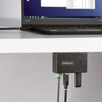 StarTech.com 5G4AINDRM-USB-A-HUB interface hub USB 3.2 Gen 1 (3.1 Gen 1) Type-B 5000 Mbit/s Black
