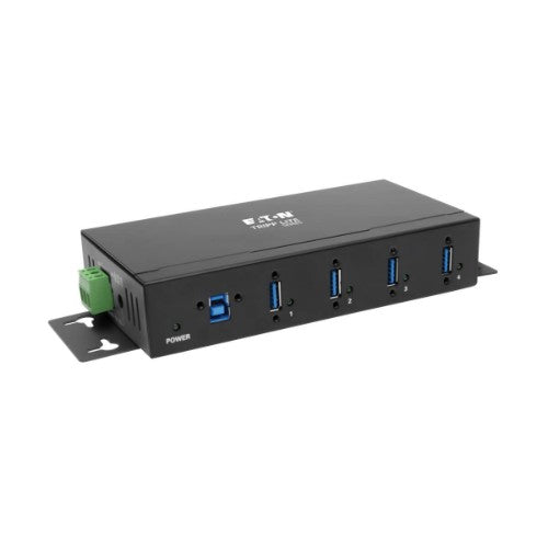 Tripp Lite U360-004-IND interface hub USB 3.2 Gen 1 (3.1 Gen 1) Type-B 5000 Mbit/s Black