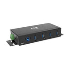 Tripp Lite U360-004-IND interface hub USB 3.2 Gen 1 (3.1 Gen 1) Type-B 5000 Mbit/s Black