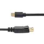 StarTech.com MDP2DPMM6 DisplayPort cable 70.9" (1.8 m) Mini DisplayPort Black