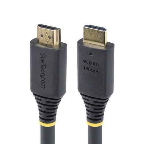 StarTech.com HDMI2-CABLE-4K60-50F HDMI cable 598.4" (15.2 m) HDMI Type A (Standard) Black