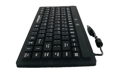 Seal Shield Seal Silk Mini Glow keyboard Universal USB QWERTY US English Black