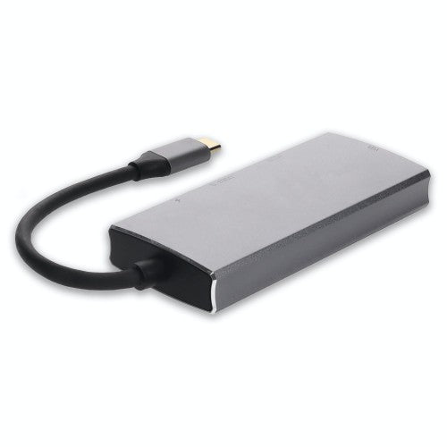 AddOn Networks USBC2C31H4U3VAL-AA notebook dock/port replicator USB 3.2 Gen 1 (3.1 Gen 1) Type-C Gray