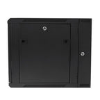 Weltron 90-4090WMEN-9U rack cabinet Wall mounted rack Black