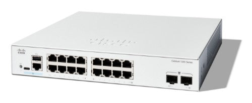 Cisco C1200-16T-2G network switch Managed L2/L3 Gigabit Ethernet (10/100/1000) White