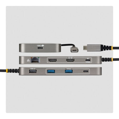 StarTech.com 318B-USB4MULTIPORT laptop dock/port replicator Wired USB4 Gray