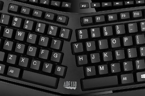Adesso Tru-Form 4500 keyboard Universal RF Wireless QWERTY US English Black