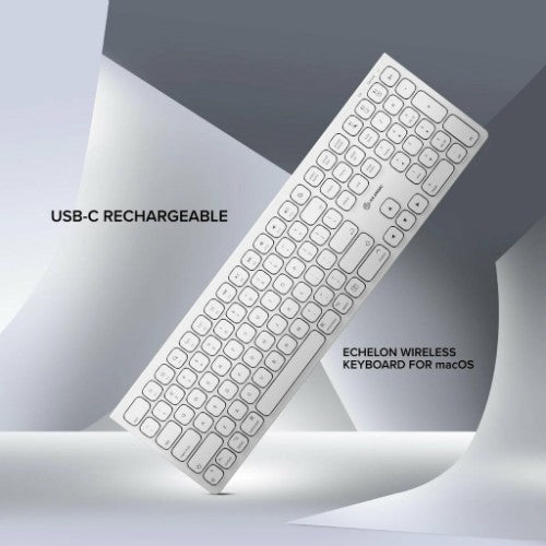 ALOGIC ASKBT3M keyboard Home/Office Bluetooth QWERTY US English White
