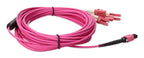 AddOn Networks ADD-MPO-4LC3M5OM4LZ-MA InfiniBand/fibre optic cable 118.1" (3 m) 4x LC OFNG Magenta