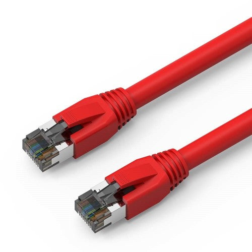 Axiom C8SBSFTP-R10-AX networking cable Red 119.7" (3.04 m) Cat8 SF/UTP (S-FTP)