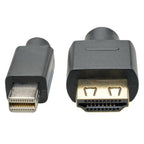 Tripp Lite P586-006-HD-V4A video cable adapter 72" (1.83 m) Mini DisplayPort HDMI Black